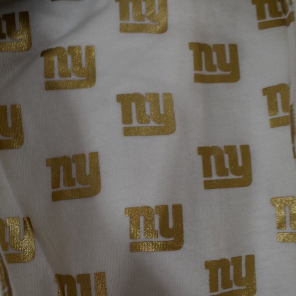 All-Sport Couture Womens NFL New York Giants Play Action Cream Hoodie New - Picture 4 of 9